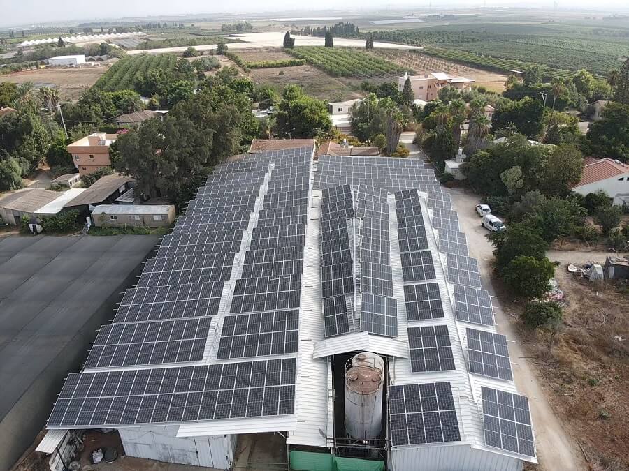 מערכת סולארית מסחרית 290 קילווואט - הקמה של חברת רותם אנרגיה